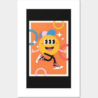 groovy retro cartoon   funny comic characters Posters and Art